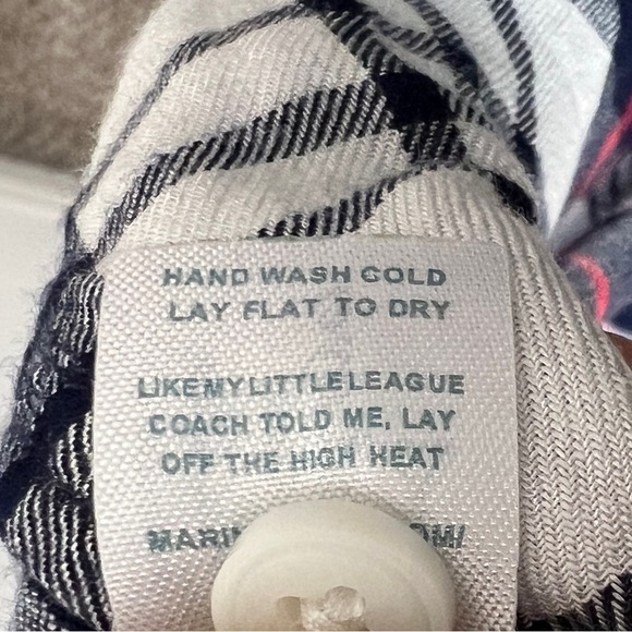 Marine Layer Anita Light Flannel Button Down Plaid Shirt - Picture 5 of 7